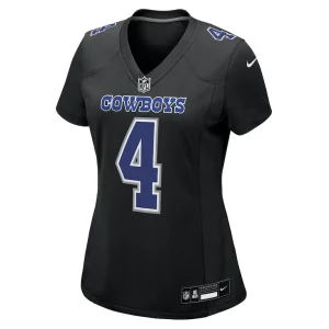Dak prescott dallas cowboys nike womens fashion game jersey Carbon black M