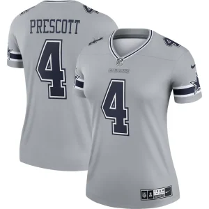Dak prescott dallas cowboys nike womens inverted legend player performance top Gray