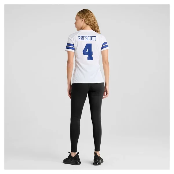 Dak prescott dallas cowboys nike womens team game jersey White 2XL