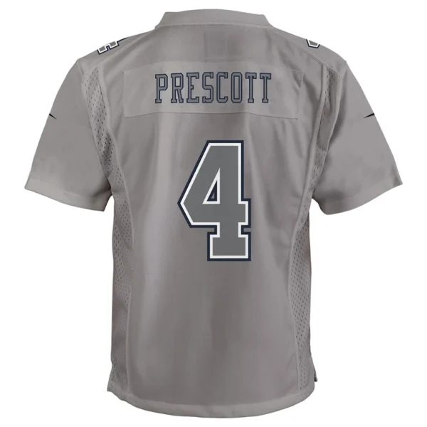 Dak prescott dallas cowboys nike youth atmosphere game jersey Gray Yth L