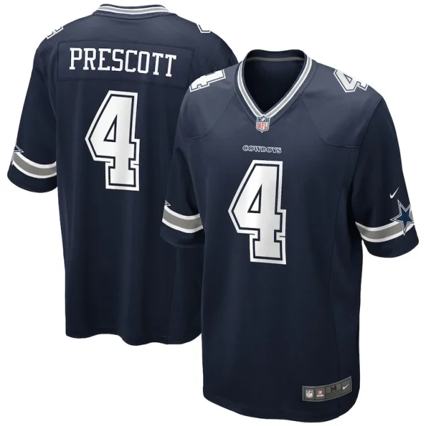 Dak prescott dallas cowboys nike youth game jersey Navy
