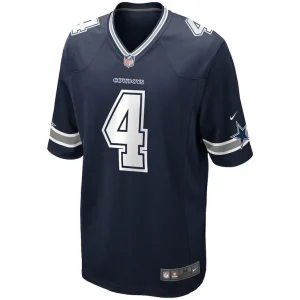 Dak prescott dallas cowboys nike youth game jersey Navy Yth M