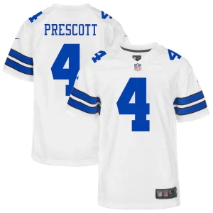 Dak prescott dallas cowboys nike youth game jersey White