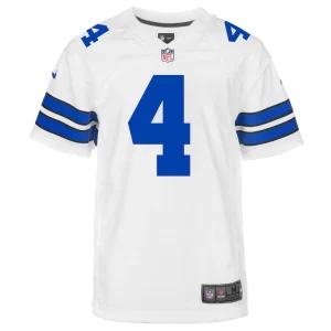 Dak prescott dallas cowboys nike youth game jersey White Yth M