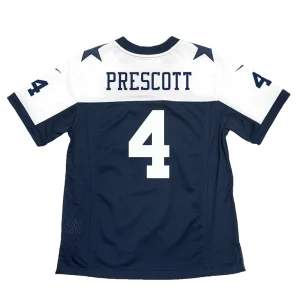 Dak prescott dallas cowboys nike youth throwback game jersey Navy Yth L