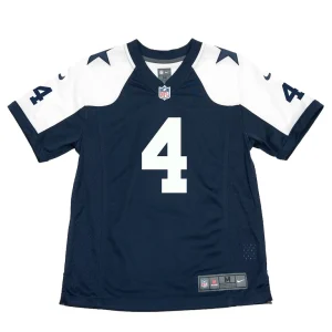 Dak prescott dallas cowboys nike youth throwback game jersey Navy Yth M