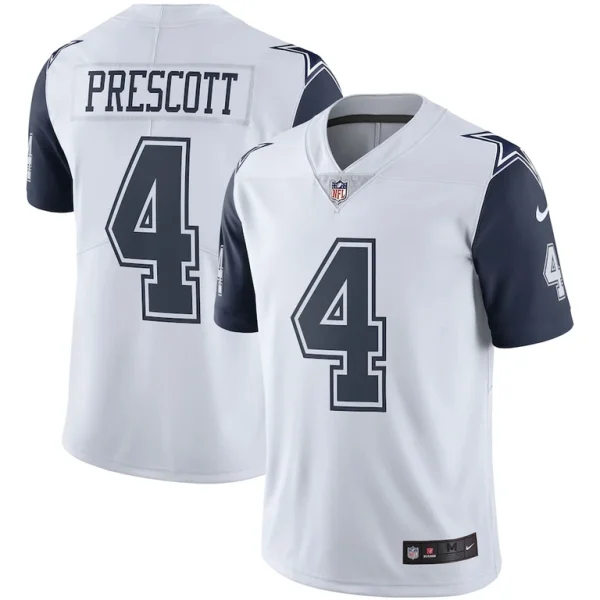 Dak prescott nike dallas cowboys color rush vapor limited jersey White