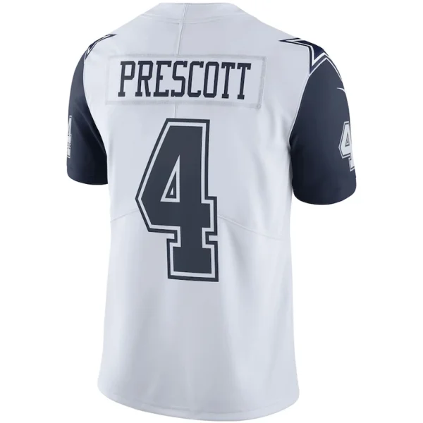 Dak prescott nike dallas cowboys color rush vapor limited jersey White L