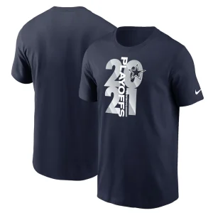 Dallas cowboys nike 2021 nfl playoffs bound t shirt Navy