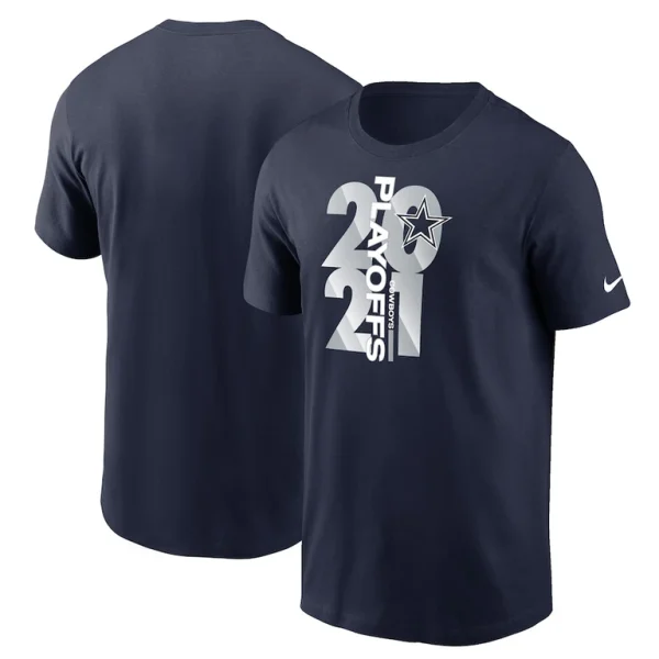 Dallas cowboys nike 2021 nfl playoffs bound t shirt Navy