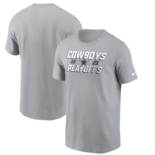 Dallas cowboys nike 2023 nfl playoffs iconic t shirt – gray Multi