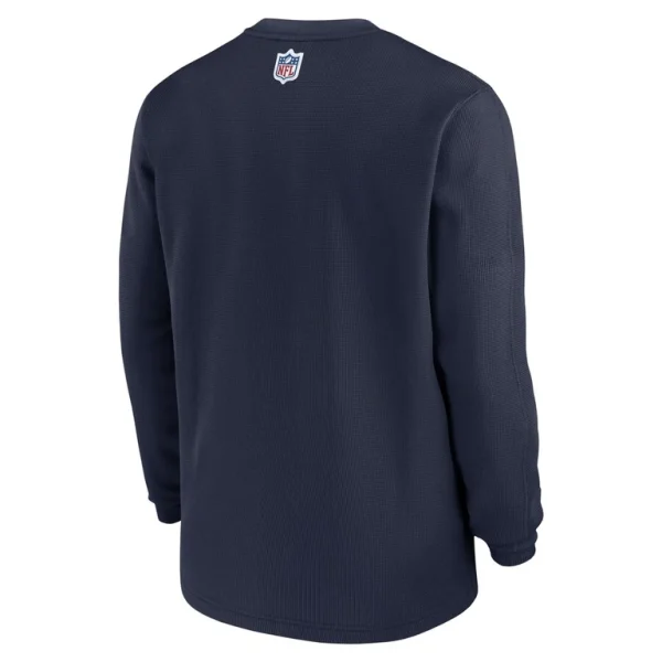 Dallas cowboys nike 2023 sideline alternate logo waffle knit long sleeve t shirt Navy L