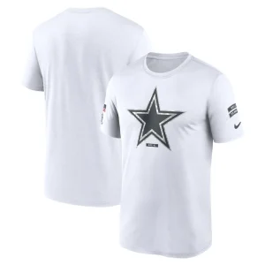 Dallas cowboys nike 2024 salute to service legend performance t shirt White