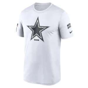 Dallas cowboys nike 2024 salute to service legend performance t shirt White M