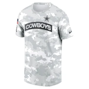 Dallas cowboys nike 2024 salute to service performance t shirt Arctic camo M