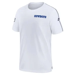 Dallas cowboys nike 2024 sideline coach uv performance t shirt White M