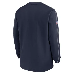 Dallas cowboys nike 2024 sideline coach vintage pullover sweatshirt Navy L