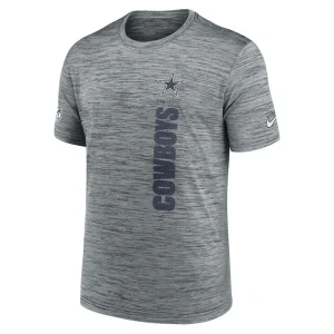 Dallas cowboys nike 2024 sideline velocity performance t shirt Gray M