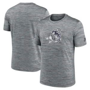 Dallas cowboys nike 2024 sideline velocity vintage performance t shirt Gray