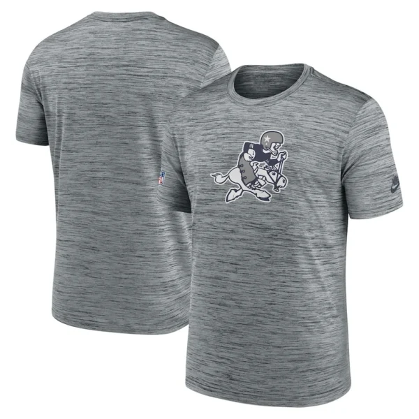 Dallas cowboys nike 2024 sideline velocity vintage performance t shirt Gray