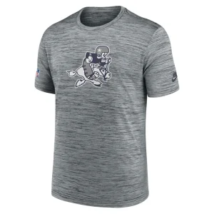 Dallas cowboys nike 2024 sideline velocity vintage performance t shirt Gray M