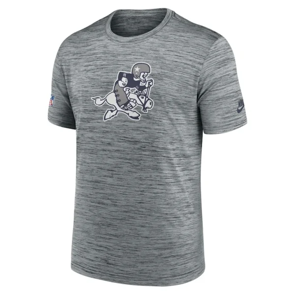 Dallas cowboys nike 2024 sideline velocity vintage performance t shirt Gray M