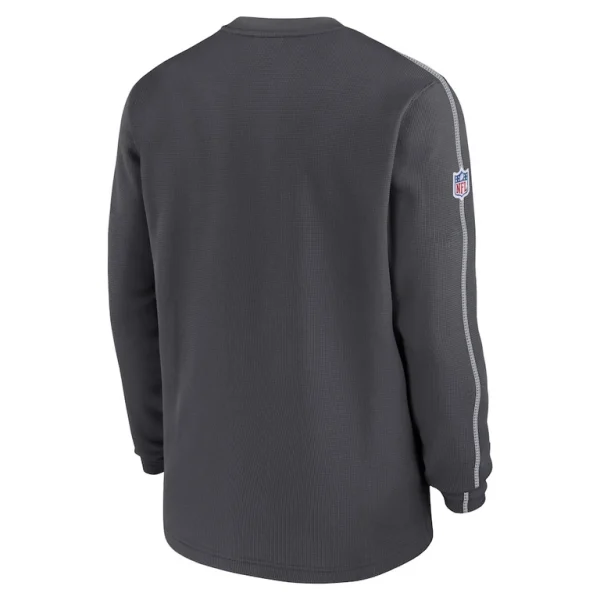 Dallas cowboys nike 202425 sideline coach long sleeve top Charcoal L