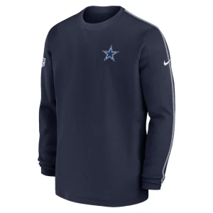 Dallas cowboys nike 202425 sideline coach long sleeve top Navy M