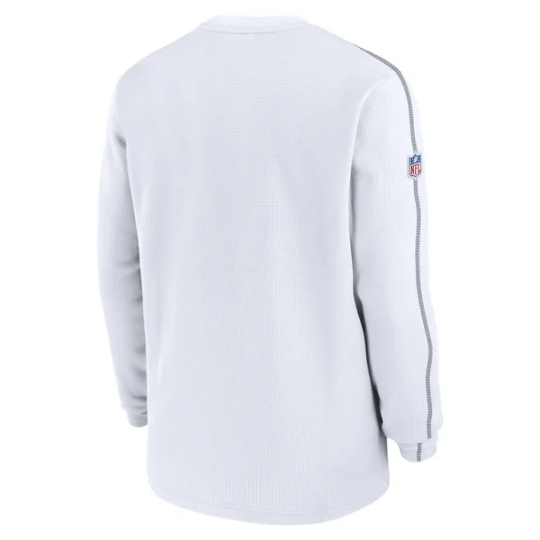 Dallas cowboys nike 202425 sideline coach long sleeve top White L
