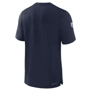 Dallas cowboys nike 202425 sideline player tri blend performance t shirt Navy L
