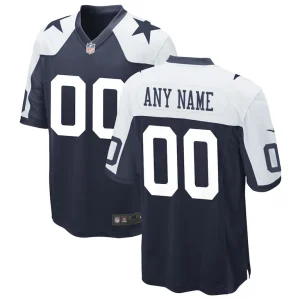 Dallas cowboys nike alternate custom game jersey Navy
