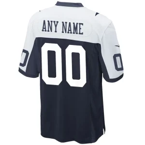 Dallas cowboys nike alternate custom game jersey Navy L