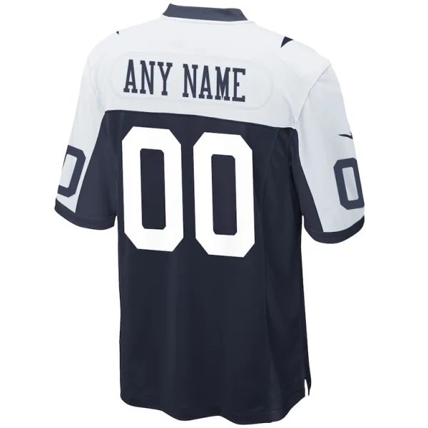 Dallas cowboys nike alternate custom game jersey Navy L