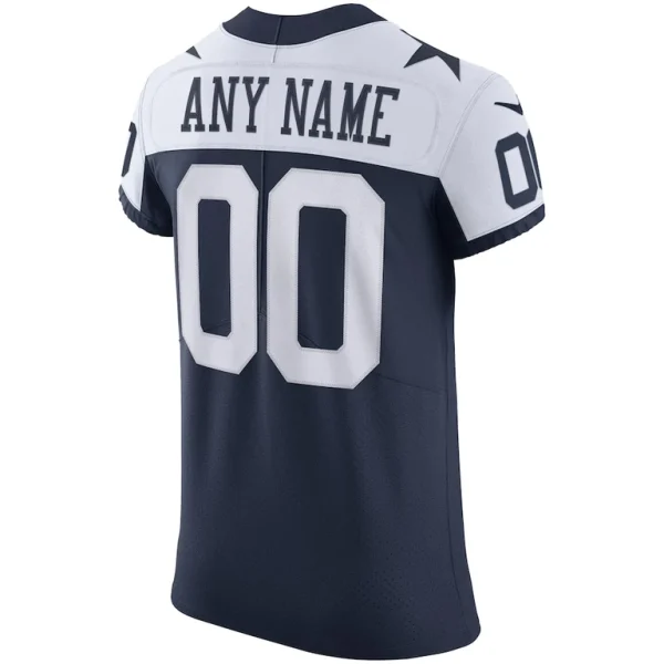 Dallas cowboys nike alternate vapor elite custom jersey Navy 48