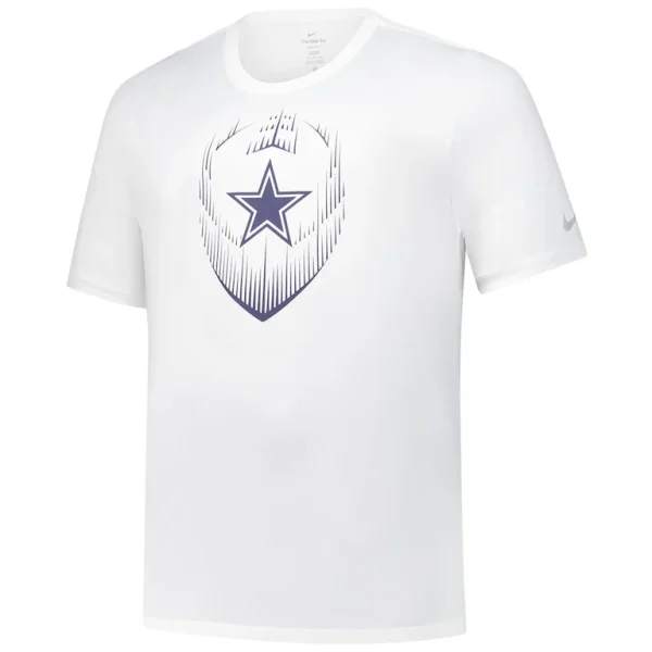 Dallas cowboys nike big tall blitz legend icon performance t shirt White 2XT