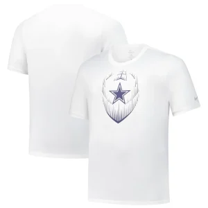 Dallas cowboys nike big tall blitz legend icon performance t shirt White