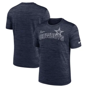 Dallas cowboys nike big tall velocity performance t shirt Navy