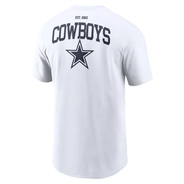 Dallas cowboys nike blitz essential t shirt Cream L
