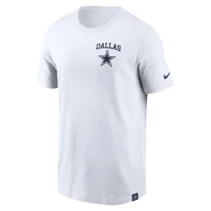 Dallas cowboys nike blitz essential t shirt Cream M