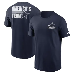 Dallas cowboys nike blitz essential t shirt Navy