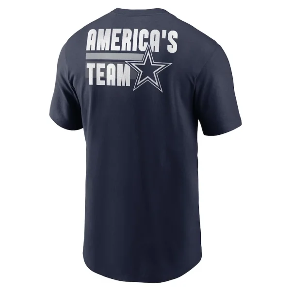 Dallas cowboys nike blitz essential t shirt Navy L