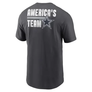 Dallas cowboys nike blitz essential t shirt anthracite Multi L