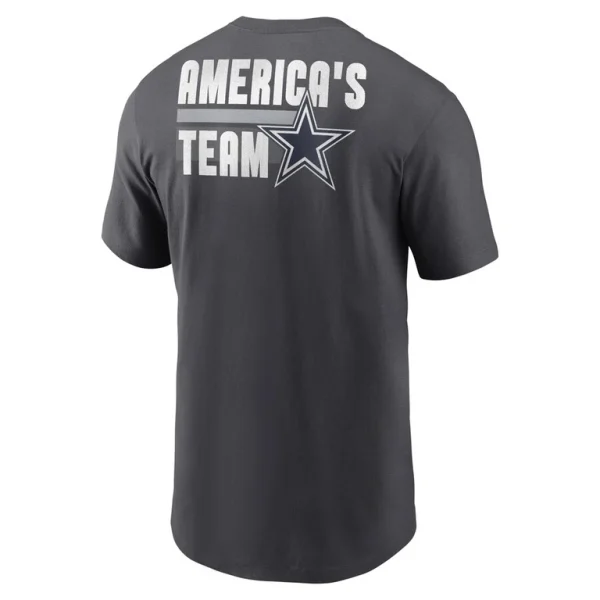 Dallas cowboys nike blitz essential t shirt anthracite Multi L