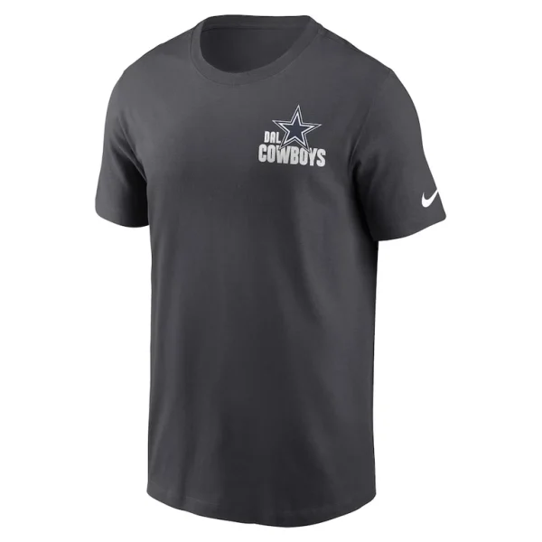 Dallas cowboys nike blitz essential t shirt anthracite Multi M