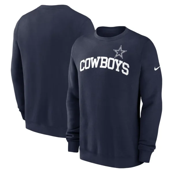 Dallas cowboys nike club pullover sweatshirt Navy