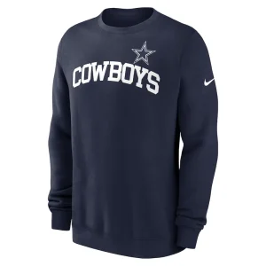 Dallas cowboys nike club pullover sweatshirt Navy M