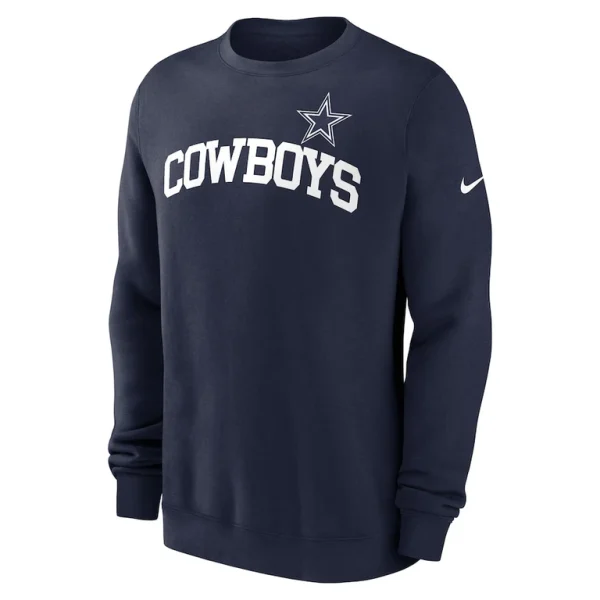 Dallas cowboys nike club pullover sweatshirt Navy M