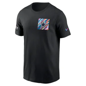 Dallas cowboys nike crucial catch sideline tri blend t shirt Black M