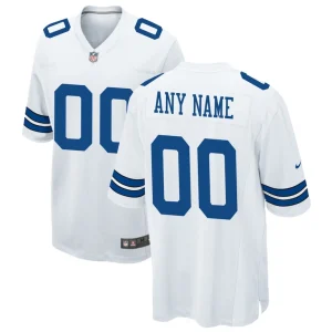 Dallas cowboys nike custom game jersey White