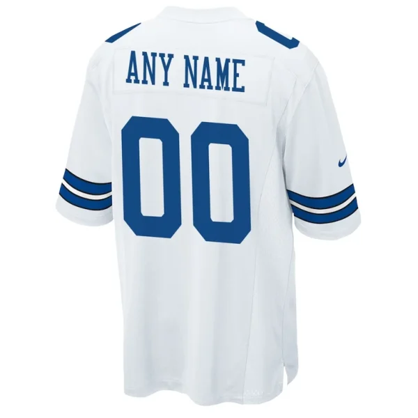 Dallas cowboys nike custom game jersey White L